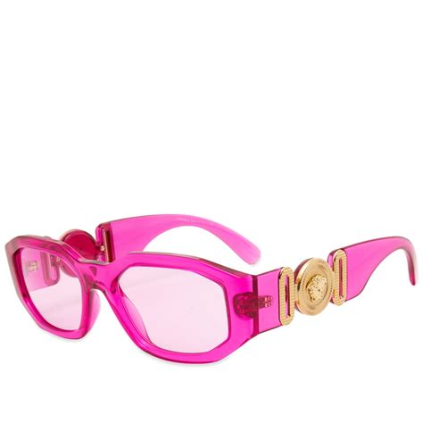 pink versace clarks|Versace pink sunglasses.